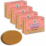 SADRISHI Kesh Rakshak Soap Multani Mitti Handmade Reetha Shampoo Bar, for dry hair With (Shikakai, Aloevera, Bhringraj, Rose water Etc.) only for men 100g, (Pack of 4).