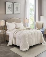 Cultiver Soft Microfibre Comforter Blanket Lightweight Reversible Quilt Duvet All Weather, Single Bed, Beige Color