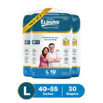 ELDURO Premium Range Unisex Adult Open Tape Diaper ( Large| 30 Diaper) (Pack of 3)
