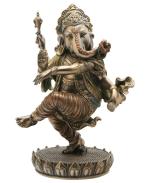 CraftVatika Brown Resin Ganesha Statue 27.69 x 21.34 cm