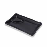 e kysa dailly Melamine Platter Black Color, Recangular Shape (20 * 11.5 cm)