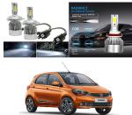 Feelitson White Car C6 H4 Compact Design 36W/3800Lm Led Headlight For Tata Tiago 2019 (Pack Of 2)