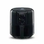 Kent Classic Plus Air Fryer | 1300 W & 4.2L Capacity | Vapour Steam For Crisp Frying | Fry, Grill, Roast, Steam & Bake | Auto Cut Off | High Temperature & Uniform Heating - Black