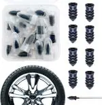 SS COLLECTION 10 pcs Tyre Repair Screw, Rubber Nail Tire Repair Self-Service Tire Repair Nail, Puncture Repair Nail Vacuum Tyre Repair Nail for Car Motorcycle Bicycle