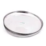 Coconut Hammered Stainless Steel Dinner Plate 10 inch 6 pcs (P7)