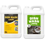 FIVANTA Dishwash Gel Yellow Lemon & active salt 5L & Neem 5L
