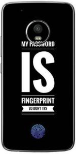 aadia Motorola Moto G5 Plus Matte Vinyl Quotes Printed Mobile Skin Sticker with Scratch Resistant Lamination