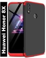 KWINE CASE Huawei Honor 8X Red, Black Plastic Front And Back Case