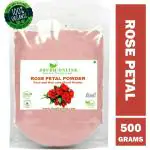 Shudh Online Organic Rose Petal Powder (500g) for Face Pack Mask, Skin Care for Skin whitening, Fairness & Glowing Skin, Hair, Rosegel Mask
