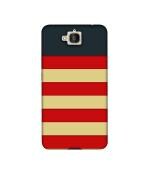 Casotec Multicolor Lines Design Printed Silicon Soft TPU Back Case Cover for Huawei Honor Holly 2 Plus