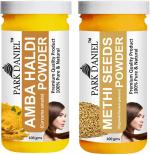 Park Daniel Pure And Natural Amba Haldi Powder And Methi Powder, 100 G Each (Combo Of 2) |Hair Care|Dandruff Control hair Powder|Healthy Strong Hair Mask