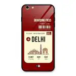 COVERS CART - Delhi Boarding Pass Glass Back Case for iPhone 6 Plus 6S Plus