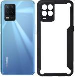 CarryWrap Back Cover for Realme 6 Pro (Black, Transparent, Shock Proof, Pack of: 1)