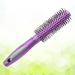 Jgsg Round Rolling Curling Roller Comb Hair Brush