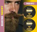 KURAIY 100 % Pure Natural Beard Conditioner Beard Balm For Beard Growth And Organic Moustache Wax For Beard Smooth Charming Styling