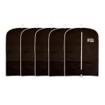 GULAFSHA Industries Coat Cover|Foldable Blazer Cover|Suit Cover With Zipper Closure|Cloth Organizer For Dust Proof Jacket|Pack of 5
