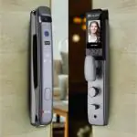 GOLENS X6 Smart Digital Lock LCD Display Photo & CAMERA TECHNOLOGY with USmart Go APP Smart Door Lock ()