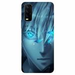 Voleano back cover for Vivo Y20, gojo, satoru, blue, eyes, cases cover