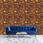 WallWear Self Adhesive Wallpaper Model 3D Dark Rose Size Large (300x40) CM for Bedroom/Livingroom/Drawingroom/Kitchen/Office/Walls/Door/Tiles and Any Plain Surface