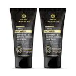 Khadi Organique Activated Charcoal Face Wash For Dark Spots, Acne & Pimples | Khadi Charcoal Face Wash For Women & Men | For All Skin Types | Pack of 2