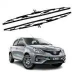 OE-PLUS Black Windscreen Wiper for Toyota Etios, Liva Pack of 2 (26 Inch)