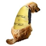 Ruse Smart Fella Printed Lemon and Black Cotton Full Sleeve Round Neck Dog Street Wear T-Shirt - M