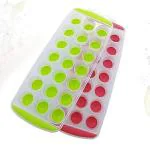 ABlue Clipper Ice Cube Trays, Easy Push Pop Out Round Mini Ice Cube Trays(Pack of 1)