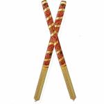 SAUDEEP INDIA Wood Dandiya (14 x 0.7 inch, Multicolour) Online at Low Prices in India