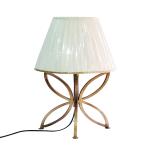 DM DESIGN MASTER  Decorative Metal Beautiful Design Butter Fly Table Lamp with Beige Shades Design Solid Stand Lamp for Home & Office Carton Size 