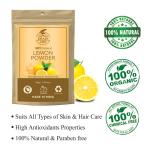Khadi Ark Lemon Powder 100% Pure For Natural Clean Lightning Skin (100 g)