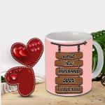 AWANI TRENDS Gift for Hubby | Gift for Love | Gift for Husband |Valentine Day New Year Gift anniversary and Birthday Gift| Combo Pack Printed Coffee Mug +Greeting Card 33