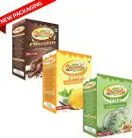 Dharmasut Chocolate, Mango, Pista Ice Cream Powder, 100 G Each (Combo Of 3)