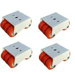 Lepose Orange Nylon Caster Wheel for Furniture Table 300kg