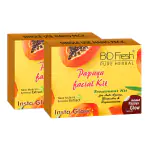 Biofresh Aroma Papaya Facial Kit Deep Cleansing Internal Skin Glow for Men and Women