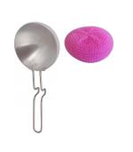 Urban Buy Aluminium Tadka Pan With Kitchen for &1 Pcs Solid Plastic Bartan Juna and Multicolour & Pack of 2