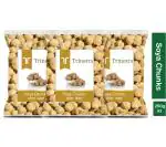 Trinetra Soya Chunks 750 g (250g X 3 Pack)