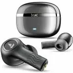 boAt Nirvana Ion 32dB Active Noise Cancellation, 120HRS, Bionic Mode, HIFI5 Bluetooth Headset (Crystal Black, True Wireless)