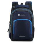 Harissons Bags Xeno Multicolor Polyester 15.6 inch Casual Laptop Backpack with Rain Cover and Pouch 33 L (HB1079BLACKBLUE)