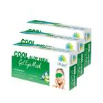 Waypham Oculeaf Cool Aloe Vera Gel Eye Mask|Digital Eye Strain & Dry Eyes|Relieve stress (Pack of 3)