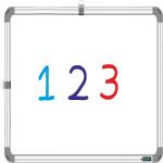 SHELFKING Non Magnetic Whiteboards (White, Green)