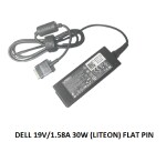 SOLUTIONS-365 LAPTOP ADAPTER CHARGER FOR DELL 19V/1.58A 30W LITEON FLAT PIN