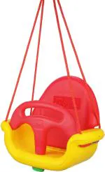 Pandaoriginals Red Plastic Adjustable Swing For Kids
