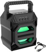 Cihlex Black Bluetooth Speaker With Pendrive, Sd Card