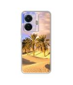 Casotec Cat Heart Tail Design Printed Silicon Soft TPU Back Case Cover for Vivo T1 Pro 5G