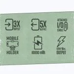 Zebronics Zeb- MB10000S6 Power Bank , Black