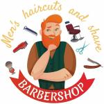 CVANU Men's Haircuts & Shaves Barbershop Wall Sticker for Barber Shops Decoration