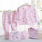 Johnnie Boy New Born Baby Gift Set of 5 pieces (Pink)