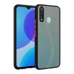 Empire Accessories Samsung A20S Black Polycarbonate Smoked Matte Back 360 Degree Protection Protective Hard Case