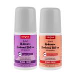 Sirona Underarm Roll On Deodorant, Removes Odour & Long Lasting, Set of 2 - Floral Fresh & Citrus Cheer