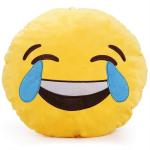 HALO NATION Multicolor Plush Emoji Smiley Emoticon Cushion Stuffed Plush Soft Pillow